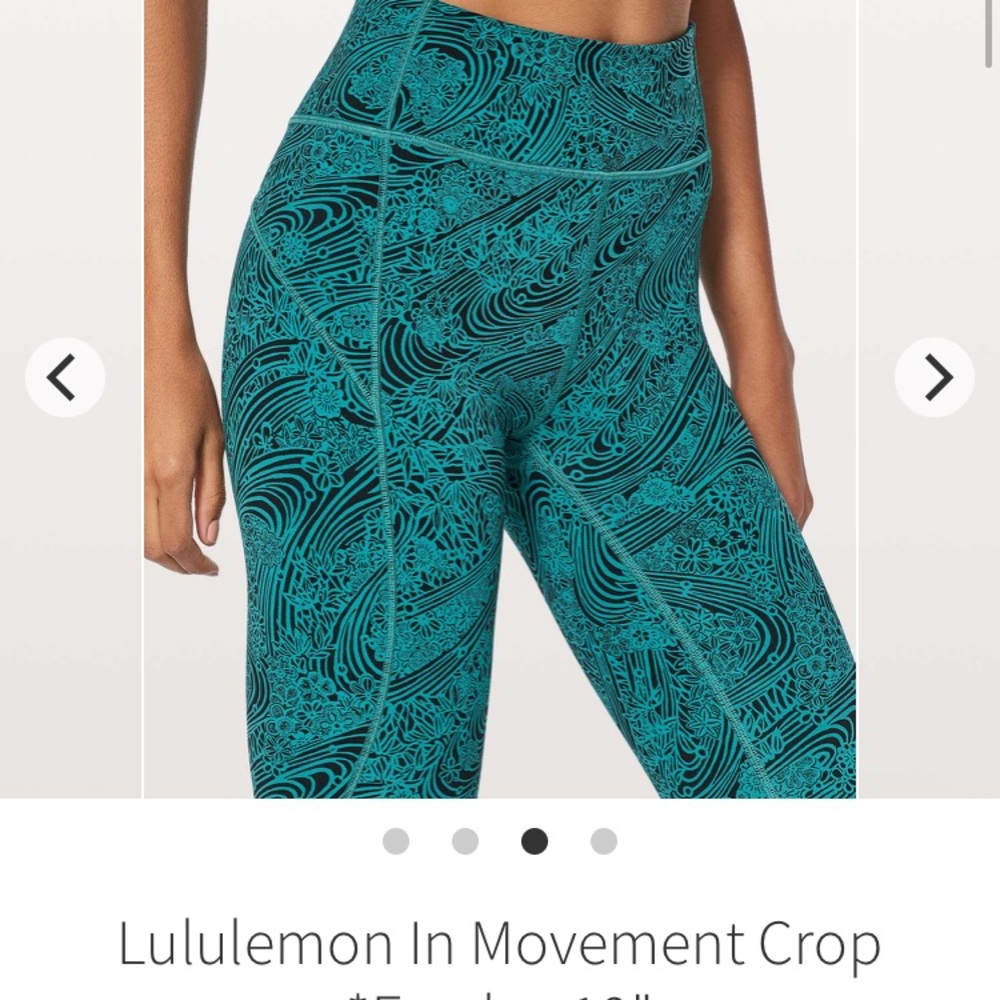Lululemon Everlux In Movement Crop 19”
